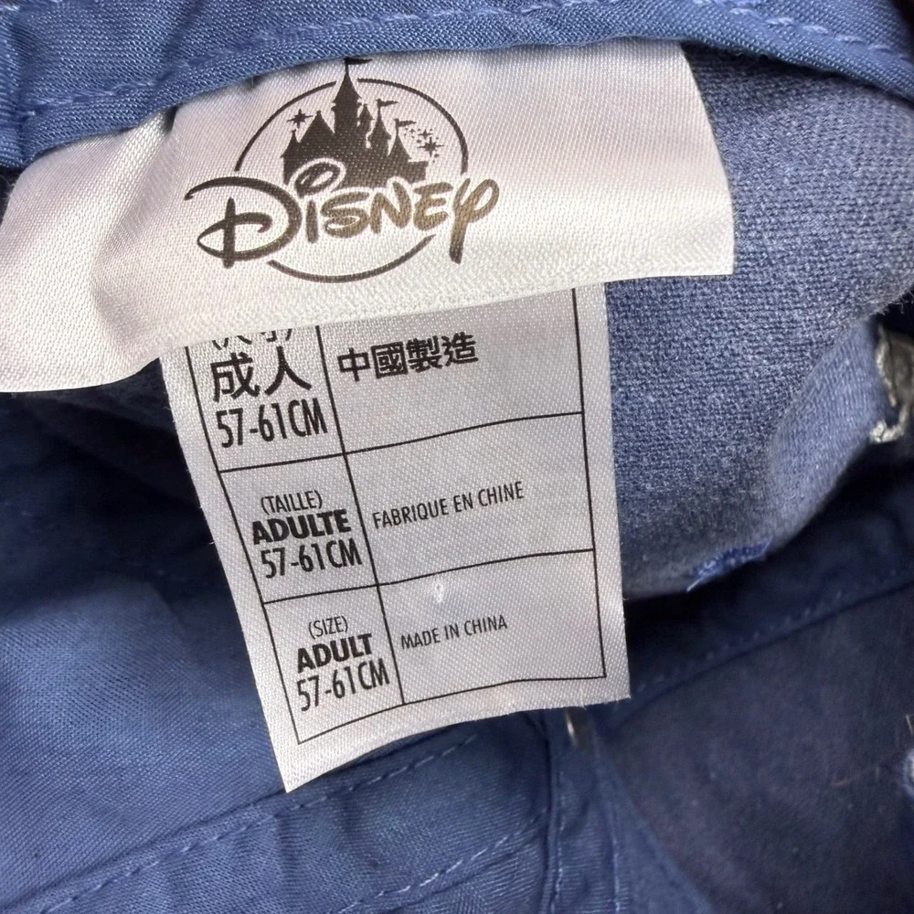 Disney Parks Mickey Mouse Washed Blue Baseball Cap Dad Hat Adult Adjustable